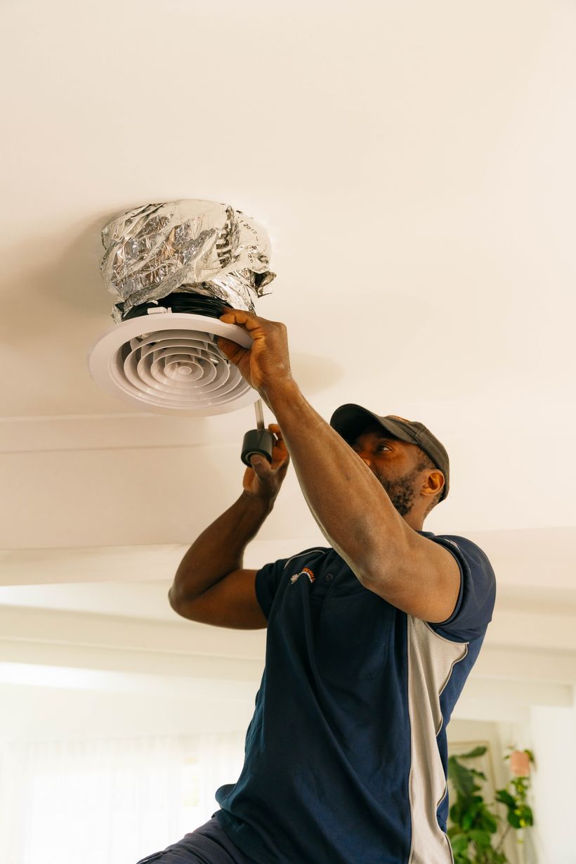 Ceiling vent installation